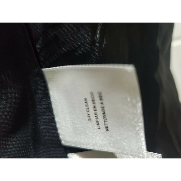 Jones NewYork Women's Black Cotton Two Buttons Single Breasted Blazer Size 12 - Picture 10 of 12